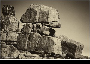 Steine am Spielplatz der Giganten NAMIBIA